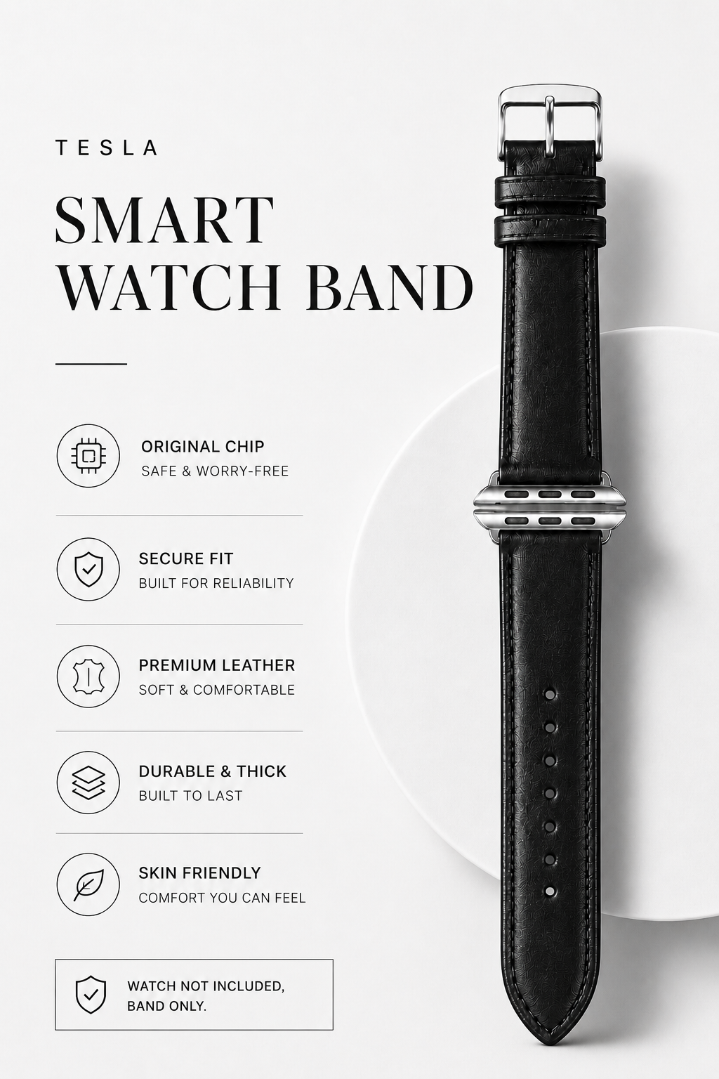 Custom Made Tesla Smart Key Watch Band
